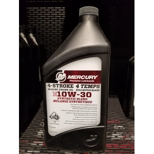 Mercury Marine 10W-30 Synthetic Blend Oil 1 Quart, 8M0149203