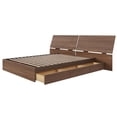 thumbnail image 2 of Nexera 2 Piece Queen Size Bedroom Set, Walnut, 2 of 8