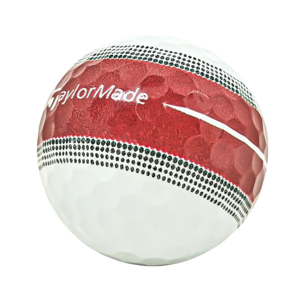 Mulligan - 36 Taylormade Tour Response Stripe 5A Mint Recycled Used Golf Balls, Red