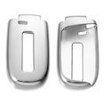thumbnail image 3 of Unique Bargains TPU Key Fob Cover Case for Jeep Grand Cherokee 14-21 Key Fob Shell Protector Keyless Remote Smart Key Holder Silver Tone, 3 of 7