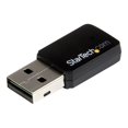 thumbnail image 1 of StarTech.com Adaptateur Réseau Sans Fil-AC Mini à Double Bande USB 2.0 AC600 - Adaptateur WiFi 1T1R 802.11ac - Sans Fil USB 2,4 GHz / 5 GHz (USB433WACDB) - Adaptateur Réseau - USB 2.0 - Wi‐Fi 5 - Noir, 1 of 4