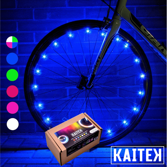 IFRENCHIE LED Bicycle Wheel Accessory Light for 1 Wheel, Colour-Changing
