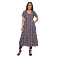 thumbnail image 1 of Moomaya Robe Kurti Longue Indienne Imprimée en Coton Tunique Robes pour Femmes, 1 of 6