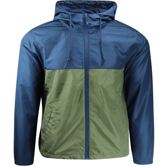 Veste Coupe-Vent ShirtBANC Homme à Capuche Imperméable Léger Résistant à l'Eau