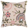 thumbnail image 1 of HomeRoots 403367 Coussin Décoratif Brodé à Motif Botanique Blush, 1 of 1