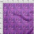 thumbnail image 3 of oneOone Velvet Purple Fabric Ocean Life Craft Projects Decor Fabric Printed By The Yard 58 Inch Wide, 3 of 4