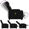 thumbnail image 3 of vidaXL Massage Recliner Chair Black Faux Leather, 3 of 5