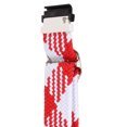 thumbnail image 4 of Nylon Watchband Adjustable Replacement Band Sport Breathable Strap for Fenix 7S for 6S for 5S Red White, 4 of 14