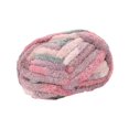 thumbnail image 3 of Luzkey Chunky Wool Yarn Jumbo Yarn Washable Hand Knitting DIY Weight Yarn Bulky Yarn for Tapestry Bed Fence Throw Rug Making Cherry, 3 of 8