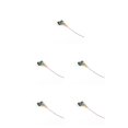 thumbnail image 1 of yingyy Model Railway Lamp Outdoor 1:87 Scale Streetlight Building LED Park Light Garden Yard Building Layout Decorations Type B Green 5Set, 1 of 6