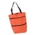 thumbnail image 4 of Foldable Cart, Easy Folding Large Capacity Shopping Cart  For Camping Green,Orange, 4 of 8