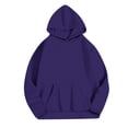 thumbnail image 1 of MeetoTime Sweat à Capuche à Manches Longues pour Femmes, Polaire, Grande Poche, Pull, 1 of 6