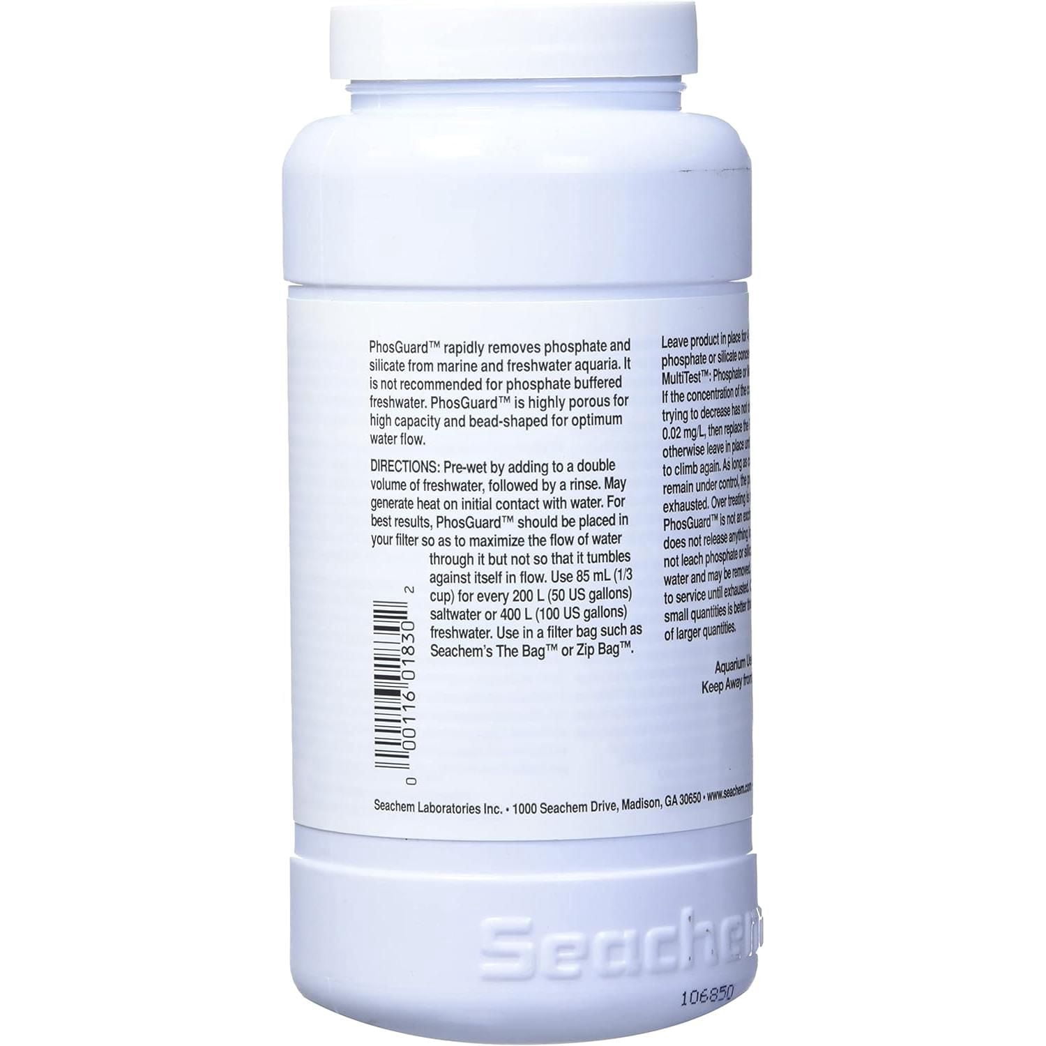 Seachem PhosGuard Traitement de l'Eau d'Aquarium, 500mL