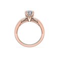 thumbnail image 4 of 1.15 Carat Excellent Pear Shape Genuine Diamond Latest Design Solitaire Engagement Ring for Ladies Solid 18K Rose Gold Size 7.5, 4 of 8