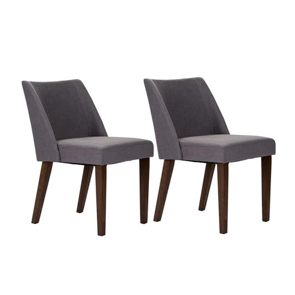 Liberty Furniture Space Savers Nido Chairs Set of 2, Grey (Set of 2)