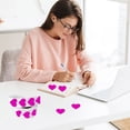 thumbnail image 4 of Chmadoxn Wall Stickers Blank Stickers Self adhesive Roll Heart shaped Stickers 500 Labels/roll Sticker Sticker, 4 of 6