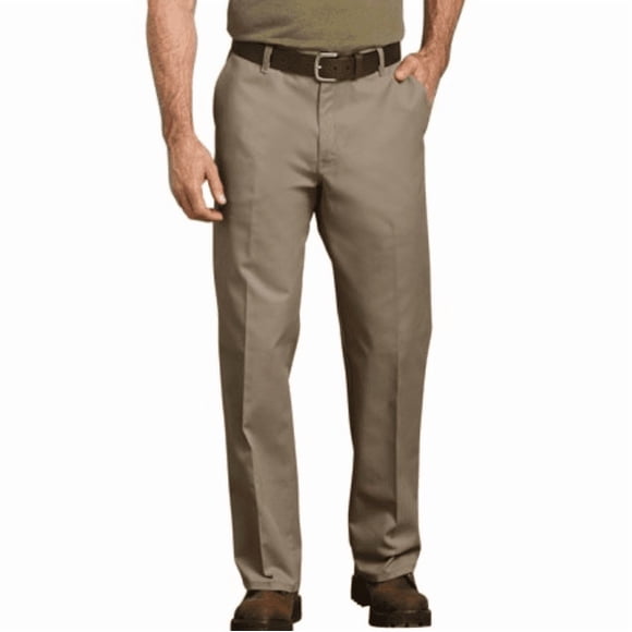 Remis à Neuf Genuine Dickies Pantalon Flex à devant Plat pour Hommes, Lot de 2