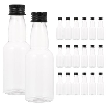 CNKOO 20 Pcs Mini Bouteilles d'Alcool Petites Bouteilles de Jus Mini Bouteille de Vinaigrette Vide Mini Bouteilles d'Alcool