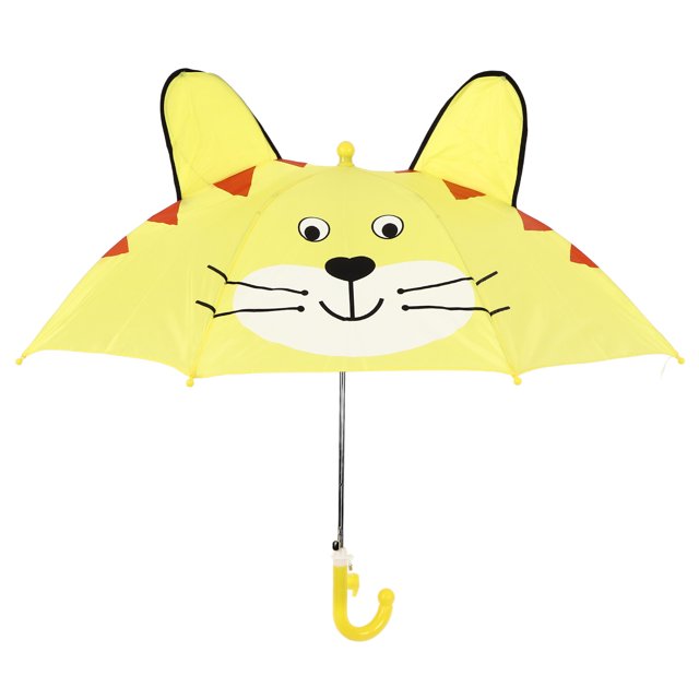Rain Umbrella, Highly Durable Kid Umbrella Wide Application For Travel For Outdoor Yellow