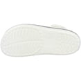 thumbnail image 3 of Crocs Men's Crocband White Ankle-High Rubber Sandal - 12M, 3 of 5