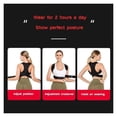thumbnail image 2 of Yeacher Adjustable Orthopedic Back Support Belt Back Sports Equipment Shoulder Protector Posture Corrector Lumbar Support, 2 of 7