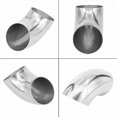 thumbnail image 3 of Auto 201 Stainless Steel 2inch 90Degree Exhaust Pipe Tube Universal, 3 of 8