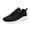 White, variant on Men's Slip On Sneakers Fashion Sneakers Men Mesh Casual Sport Shoes Lace Up Solid Color Running Breathable Soft Bottom Male Shoes(Black,11.5)