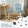 thumbnail image 3 of Homy Casa Standing Desk Stool Ergonomic Adjustable Office Chair with Swivel Base and Rolling Casters for Home Office Study Room and Flexible Workspaces, 3 of 5