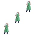 thumbnail image 4 of Transemion 12pcs Woman Apron With Pockets Efficient And Stylish Cooking Companion Adjustable Half-length Adult Apron Polyester green 3Set, 4 of 6