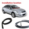 thumbnail image 3 of 1.7M Universal Auto Car Ageing Rubber Seal Under Front Windshield Panel Sealed Trim Moulding Strips, 3 of 7