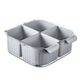 thumbnail image 1 of Washing Basket High Capacity Grid Design BPA-Free Draining Washing Tool Fruits Vegetable Drain Basket Kitchen Accessory, 1 of 12