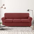 thumbnail image 2 of CHUN YI Sofa Cover with Separate Cushion Slipcover Stretch Checks, 2 of 7