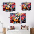 thumbnail image 4 of Designart Pop Art framed wall art decor, Pop Art framed wall Art, Music in Pop Art Style , Multi-Color Glam Gold framed wall art, 20x12 inches Gold Frame, 4 of 5