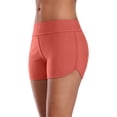 thumbnail image 4 of Shorts de Bain Sportifs pour Femmes, Shorts de Planche Unis, Bas de Maillot Boyleg, 4 of 6