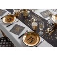thumbnail image 3 of Assiettes de Souper de 18e Anniversaire Dorées Scintillantes - Trousse de Fête Élégante pour des Célébrations Mémorables, 3 of 3