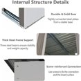 thumbnail image 4 of Relyard 5x7 Metal Outdoor Storage Garden Shed, 4 of 5