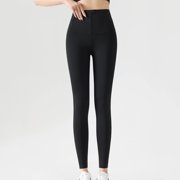asjyhkr Womens High Waisted Leggings Zip Yoga Workout Pants for Women Skinny Fitting High Rise Leggings