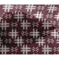 thumbnail image 4 of oneOone Viscose Chiffon Fabric Check Kasuri Print Fabric BTY 42 Inch Wide, 4 of 4