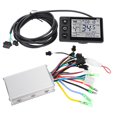 thumbnail image 2 of Electric Bicycle Instrument Controller, LCD Display Instrument Controller, Light Weight for Scooters Accessory Meter Control Electric Bicycles 24V/36V 250W/350W,36V/48V 250W/350W, 2 of 7