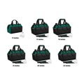 thumbnail image 2 of QualitChoice Sac à Outils pour Électricien, Boîte de Rangement Ajustable, Étanche, Grande Capacité, Kit d'Outils de Maintenance, Noir Vert/20 Pouces 1 Pce, 2 of 6