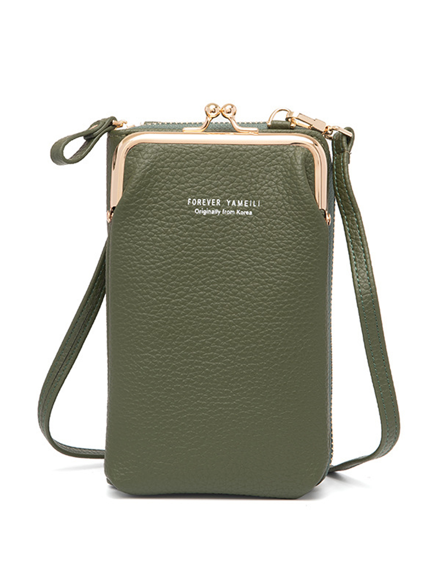 EYIIYE Single Shoulder Bag Women Phone Storage Square Detachable Pocket