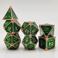 thumbnail image 4 of 7Pcs Polyhedral Dice Irregular Big Numbers Board Dice Game Games Green, 4 of 5