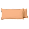 thumbnail image 1 of VargottamIndoor/OutdoorPolyester FabricLumbarPillowCover,All-Weather Waterproof Rectangular Cushion Case for Patio Furniture,12" x 20"Set of 2-Light Peach, 1 of 7