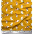 thumbnail image 1 of Soimoi Poly Georgette Fabric Ghost Halloween Print Sewing Fabric Yard 52 Inch Wide, 1 of 3