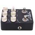 thumbnail image 2 of Metal Distortion Effect Pedal, 9V Single Block Effects 3 Band EQ JF-17 25mA Low Mid High Gain  For Electric Guitar, 2 of 8