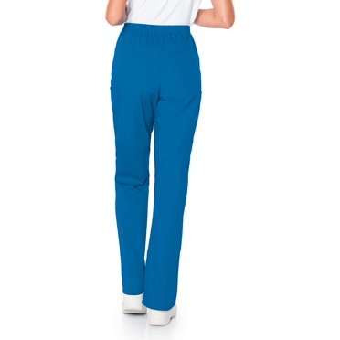 Landau Scrub Zone Women's 3 Pocket Scrub Pants, Classic Relaxed Fit, Straight Leg