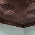 thumbnail image 2 of Fasade 2ft x 4ft Vinyl Ceiling Panel, 5 Pack, Oil Rubbed Bronze, 2 of 5