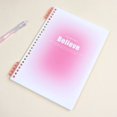 thumbnail image 2 of Clearance Pastel Aesthetic notebook Spiral Notebook, A4 Binder Journal 8mm Ruled 4 Color 60 Sheets Pastel Gradient Notebook for Women Business Work, Back to Schools Gradient Pink 8.34x5.9IN, 2 of 9