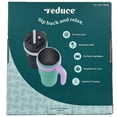 thumbnail image 3 of Reduce Cold1 Tasse Isolée 24oz (710 ml), Lot de 2 – Acier Inoxydable, Couvercle 3‐en‐1, (Blanc/noir), 3 of 3