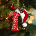 thumbnail image 4 of LSLJS 26 Letters Christmas Tree Decoration Pendant Christmas Tree Ornaments Personalized DIY Christmas Ornaments Christmas Decorations Xmas Tree Hanging Decor, 4 of 5